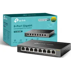 TP LINK - Tp-link, Switch Inteligente Gigabit De 8 Puertos, Tl-sg108e