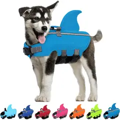 GENERICO - Chaleco Flotador mascotas TIBURON TALLA XS