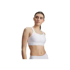 UNDER ARMOUR - Sujetador Mujer HEATGEAR HIGH Blanco