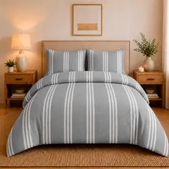LILE - Juego de Duvet Catiónico Collection Plata