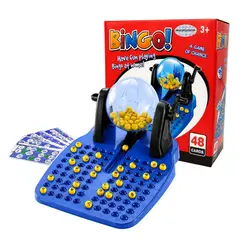 NOBELSOUND - Set De Bingo Familiar Con Balotera Manual Y 48 Cartones