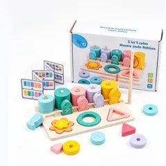 GENERICO - JUGUETE MONTESSORI DESARROLLO SENSORIAL PARA BEBES