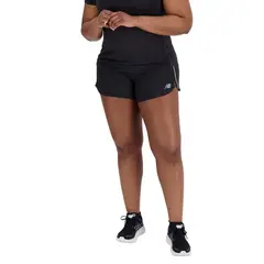 NEW BALANCE - Pantaloneta Original Impact Run Negro Para Mujer
