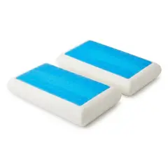 ZHOPI CO - Dos Almohadas De Gel Refrescante Ortopedicas Espuma Viscoelasticas Antialergicas