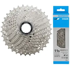SHIMANO - Pacha + Cadenilla 105 Hg700 Bicicleta Ruta 11v