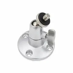 GENERICO - Base Soporte Universal para Cámara de Seguridad o Videoproyector 4 cm Aluminio 360°