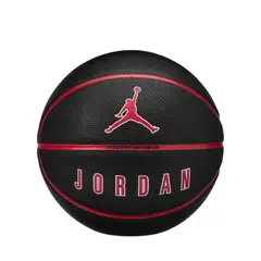 NIKE - Balon Jordan Ultimate 2.0 8P Deflate Hombre-Negro/Rojo
