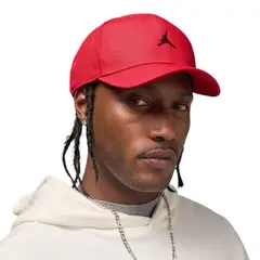 NIKE - Gorra U J Rise Cap S Cb Mtl Jm Hombre-Rojo