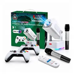 GENERICO - Proyector Inteligente 4En1 VideoJuegos y Karaoke HCS350 PLUS Huge