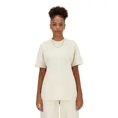 NEW BALANCE - Camisa Original Athletic Jersey Beige Para Mujer