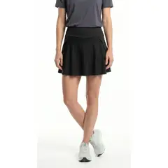 BELIFE - Falda deportiva negra con ciclista interno para mujer