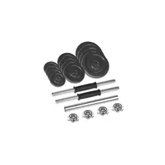 GENERICO - Kit 2 Mancuernas 12 Discos Pesas Maletin Gimnasio 20 Kilos