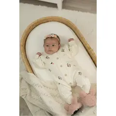 BABY SAMUU - Enterizo tejido con flores Elodie
