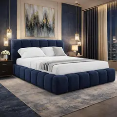 GENERICO - Combo Base Cama 2 plazas+ Espaldar Nube