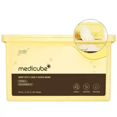 MEDICUBE - Deep Vita C Daily Quick Mask 30 Mascarillas