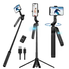 AMERICAN GENERICS - TRIPODE SELFIE-STICK C12 INTELIGENTE CON SEGUIMIENTO FACIAL
