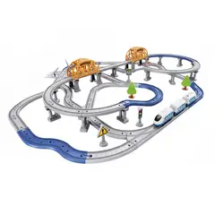 MARKET TOYS - Pista Infantil Tren Eléctrico De 168 Pcs Tren Bala
