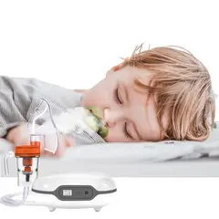 GENERICO - Nebulizador Portatil Pediatrico Adultos Con 2 Mascarillas