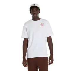 NEW BALANCE - Camisa Deportiva Original Graphics Blanco Hombre