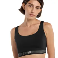 NEW BALANCE - Top Deportivo Original AC Train Negro Para Mujer