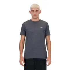 NEW BALANCE - Camisa Deportiva Original Essential Negro Hombre