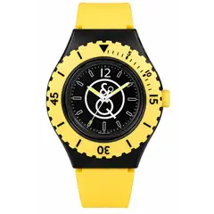 Q AND Q - Reloj QyQ Unisex Análogo RP04J002Y Amarillo SmileSolar Energia Solar