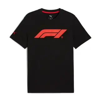 PUMA - Camisa Deportiva Original F1 Ess Logo Negro Para Hombre