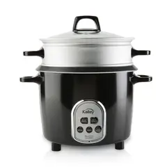 KALLEY - Olla Arrocera 7 Tazas K-DRC14 Digital Negro