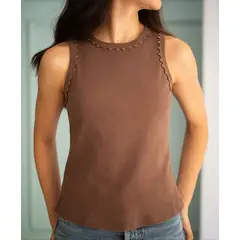 ALGODON Y COCO - Camiseta Avellana