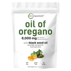 GENERICO - Extracto Aceite Oregano 6000 300 capsulas