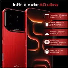 INFINIX - NOTE 60 ULTRA 5G 512GB 12RAM