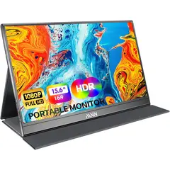 GENERICO - Monitor portátil de 15.6 pulgadas FHD 1080P USB C HDMI Gaming