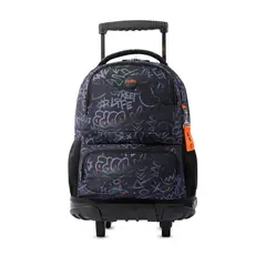 TOTTO - Morral Maleta para Niño con ruedas Skl Grande Negro