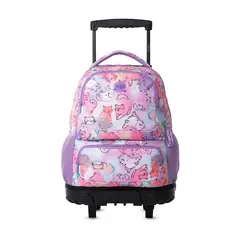 TOTTO - Morral Maleta para Niña con ruedas Skl Grande Rosado