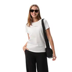 TOTTO - Camiseta Estampada para Mujer Prime Blanca