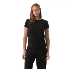TOTTO - Camiseta para Mujer Prime Negra Estampada