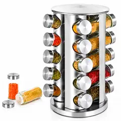 ONE PIXEL - Condimentero Giratorio Para Especias Organizador Cocina X20 PCS