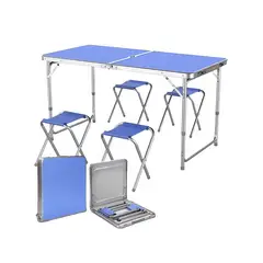 GENERICO - Mesa Plegable Camping 4 Asientos YJ-126