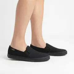 XIAN SHOES - Mocasin negro total B319