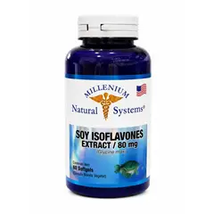 MILLENIUM NATURAL SYSTEMS - Soy Isoflavonas 80mg 100 Softgels Natural Systems