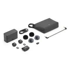AUDIO PRO - DJI Mic Mini — Sistema de Micrófonos Inalámbricos - 2 TX + 1 RX + Estuche de Carga