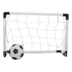 GENERICO - Juego de Futbol Infantil con Porteria Desarmable y Balon para Patio y Jardin