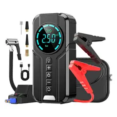 GENERICO - Arrancador Iniciador De Batería Portátil Compresor Aire 12v