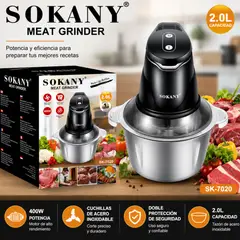 SOKANY - Picador eléctrico multifuncional 2.0 litros