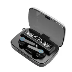 007PLUS - Auriculares - Premium Inalámbricos M19 con Pantalla LED y Power Bank