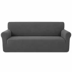 GENERICO - Forro Sofa Funda Gruesa Mueble 3 Puestos - Gris