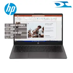 HP - Portátil 245 G10/Ryzen 5 7530U / Ram 8GB /512GB SSD/ 14” / Free
