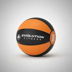 EVOLUTION FITNESS - Balón Medicinal De Rebote 10 Kg Caucho
