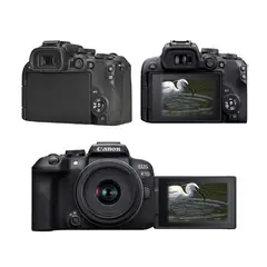 CANON - Cámara EOS R10 + RF-S18-45mm sin espejo color negro