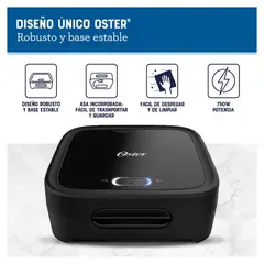OSTER - Sandwichera Oster® Compacta Ckstsm400 Color Negro